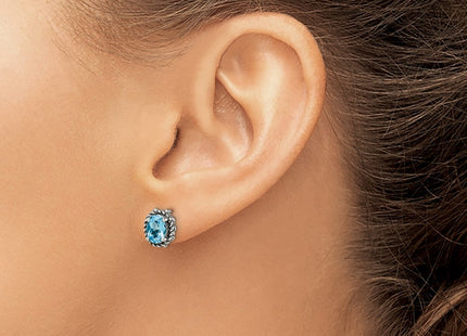 Sterling Silver Earrings Style QTC275 - Classique Jewelry Inc.