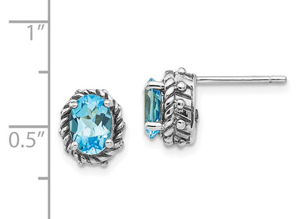 Sterling Silver Earrings Style QTC275 - Classique Jewelry Inc.