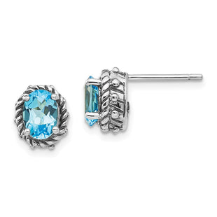 Sterling Silver Earrings Style QTC275 - Classique Jewelry Inc.
