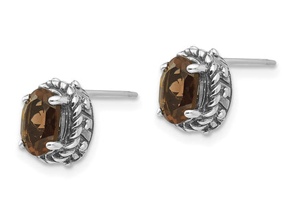 Sterling Silver Earrings Style QTC277 - Classique Jewelry Inc.