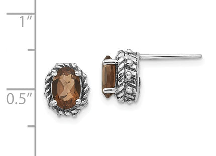 Sterling Silver Earrings Style QTC277 - Classique Jewelry Inc.