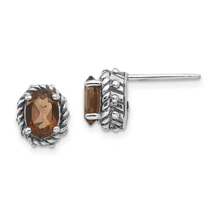 Sterling Silver Earrings Style QTC277 - Classique Jewelry Inc.