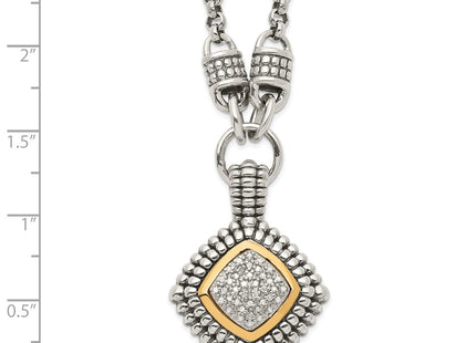 14k/Silver Two-Tone Jewelry Style QTC3 - Classique Jewelry Inc.