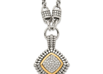 14k/Silver Two-Tone Jewelry Style QTC3 - Classique Jewelry Inc.
