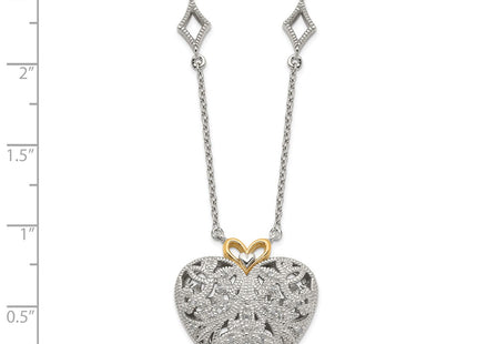 14k/Silver Two-Tone Jewelry Style QTC315 - Classique Jewelry Inc.