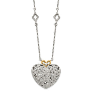 14k/Silver Two-Tone Jewelry Style QTC315 - Classique Jewelry Inc.