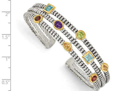 14k/Silver Two-Tone Bracelets Style QTC34 - Classique Jewelry Inc.