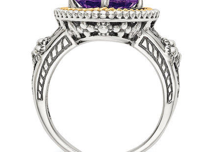14k/Silver Two-Tone Rings Style QTC350 - Classique Jewelry Inc.