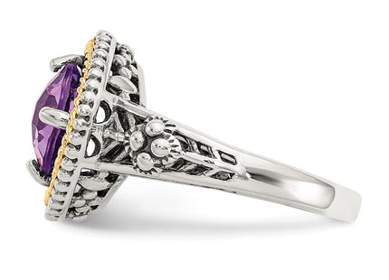 14k/Silver Two-Tone Rings Style QTC350 - Classique Jewelry Inc.