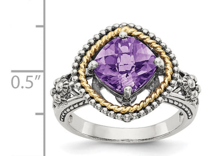 14k/Silver Two-Tone Rings Style QTC350 - Classique Jewelry Inc.