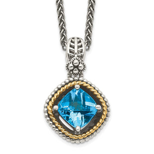 14k/Silver Two-Tone Jewelry Style QTC357 - Classique Jewelry Inc.