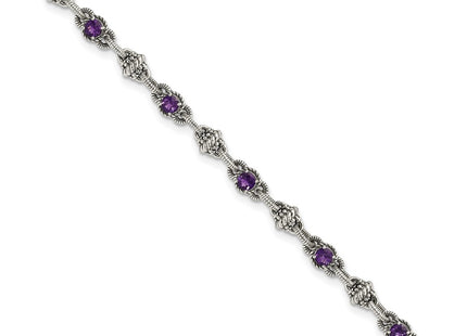 Sterling Silver Bracelets Style QTC376 - Classique Jewelry Inc.