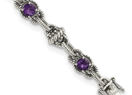 Sterling Silver Bracelets Style QTC376 - Classique Jewelry Inc.