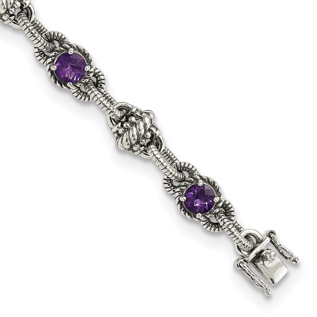 Sterling Silver Bracelets Style QTC376 - Classique Jewelry Inc.