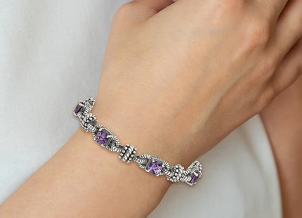 14k/Silver Two-Tone Bracelets Style QTC388 - Classique Jewelry Inc.