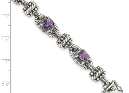 14k/Silver Two-Tone Bracelets Style QTC388 - Classique Jewelry Inc.