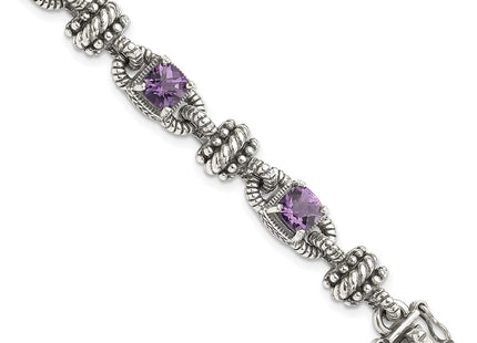 14k/Silver Two-Tone Bracelets Style QTC388 - Classique Jewelry Inc.