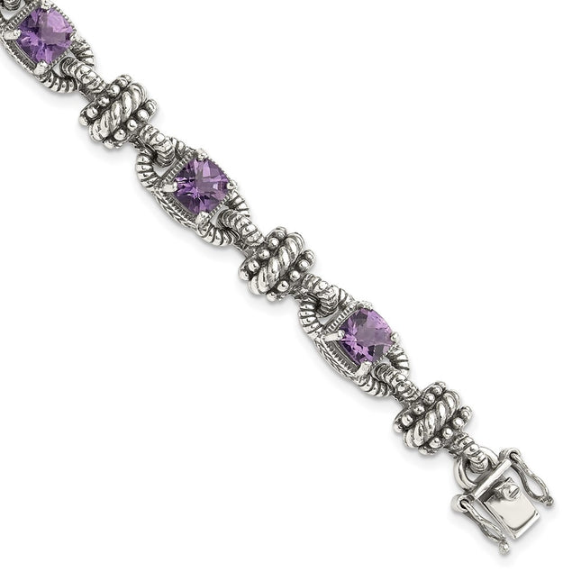 14k/Silver Two-Tone Bracelets Style QTC388 - Classique Jewelry Inc.