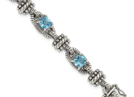 14k/Silver Two-Tone Bracelets Style QTC389 - Classique Jewelry Inc.