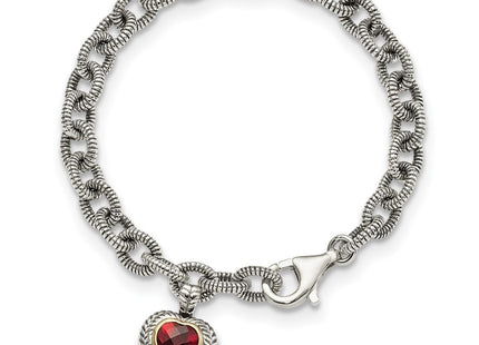 14k/Silver Two-Tone Bracelets Style QTC397 - Classique Jewelry Inc.