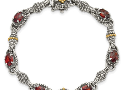 14k/Silver Two-Tone Bracelets Style QTC409 - Classique Jewelry Inc.