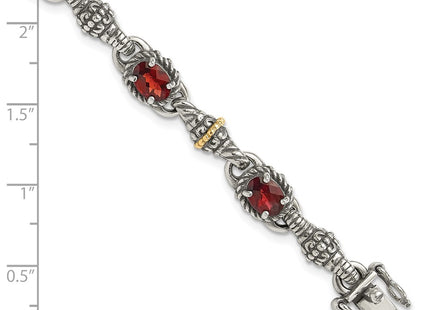 14k/Silver Two-Tone Bracelets Style QTC409 - Classique Jewelry Inc.