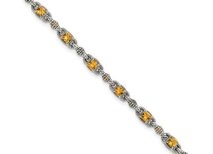14k/Silver Two-Tone Bracelets Style QTC414 - Classique Jewelry Inc.