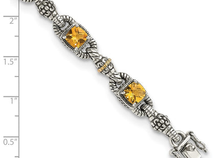 14k/Silver Two-Tone Bracelets Style QTC414 - Classique Jewelry Inc.