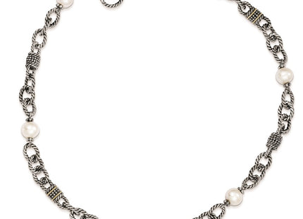 14k/Silver Two-Tone Jewelry Style QTC423 - Classique Jewelry Inc.