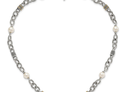 14k/Silver Two-Tone Jewelry Style QTC423 - Classique Jewelry Inc.