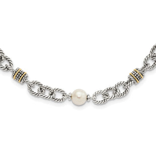 14k/Silver Two-Tone Jewelry Style QTC423 - Classique Jewelry Inc.