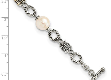 14k/Silver Two-Tone Bracelets Style QTC424 - Classique Jewelry Inc.