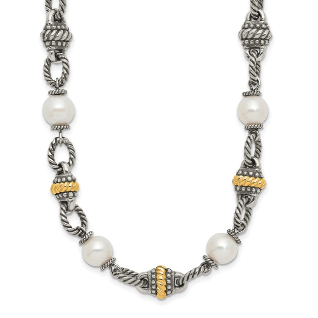 14k/Silver Two-Tone Jewelry Style QTC450 - Classique Jewelry Inc.