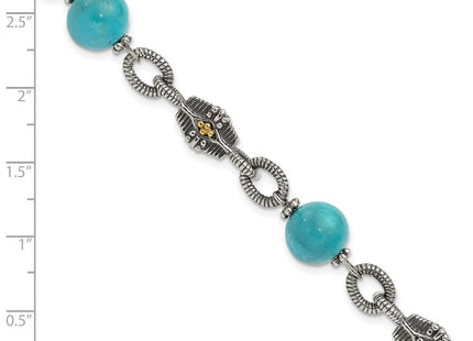 14k/Silver Two-Tone Bracelets Style QTC451 - Classique Jewelry Inc.