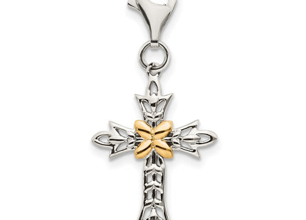 14k/Silver Two-Tone Jewelry Style QTC472 - Classique Jewelry Inc.