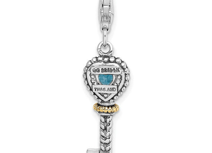 14k/Silver Two-Tone Jewelry Style QTC492 - Classique Jewelry Inc.