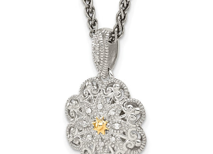 14k/Silver Two-Tone Jewelry Style QTC519 - Classique Jewelry Inc.