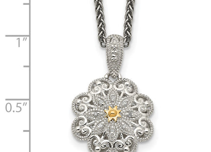 14k/Silver Two-Tone Jewelry Style QTC519 - Classique Jewelry Inc.