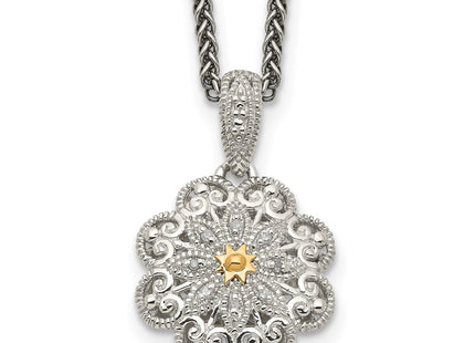 14k/Silver Two-Tone Jewelry Style QTC519 - Classique Jewelry Inc.