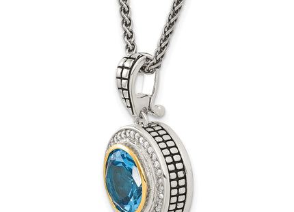 14k/Silver Two-Tone Jewelry Style QTC52 - Classique Jewelry Inc.