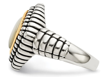 14k/Silver Two-Tone Rings Style QTC54 - Classique Jewelry Inc.