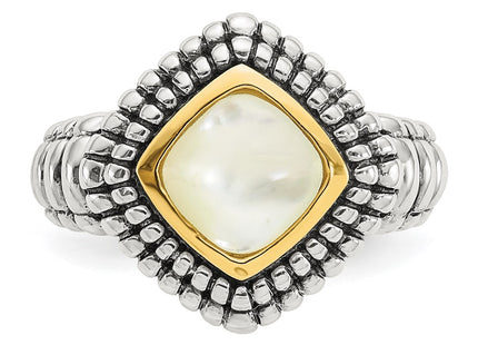 14k/Silver Two-Tone Rings Style QTC54 - Classique Jewelry Inc.