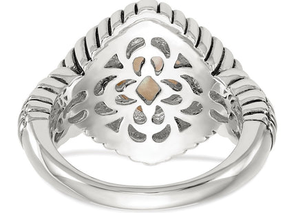 14k/Silver Two-Tone Rings Style QTC54 - Classique Jewelry Inc.