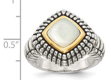14k/Silver Two-Tone Rings Style QTC54 - Classique Jewelry Inc.