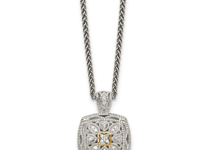 14k/Silver Two-Tone Jewelry Style QTC652 - Classique Jewelry Inc.