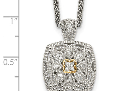 14k/Silver Two-Tone Jewelry Style QTC652 - Classique Jewelry Inc.