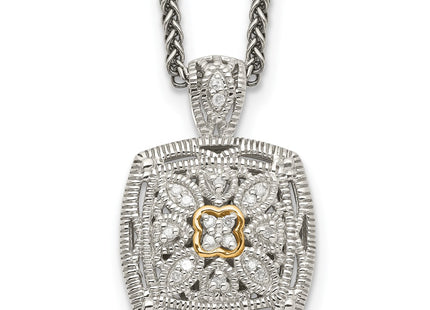 14k/Silver Two-Tone Jewelry Style QTC652 - Classique Jewelry Inc.