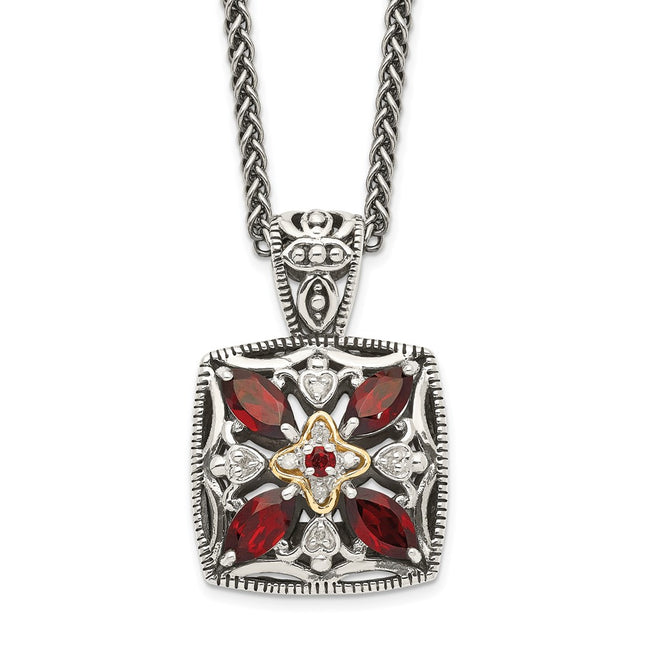 14k/Silver Two-Tone Jewelry Style QTC655 - Classique Jewelry Inc.