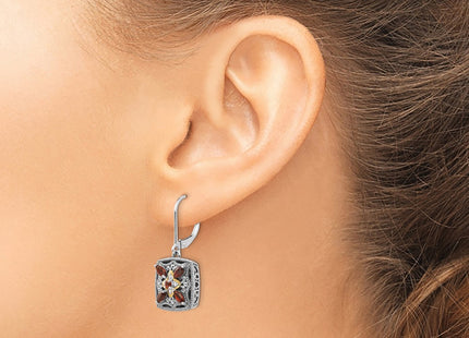 14k/Silver Two-Tone Earrings Style QTC657 - Classique Jewelry Inc.