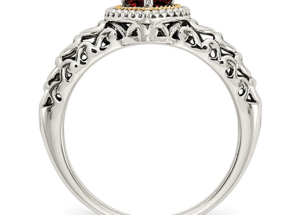 14k/Silver Two-Tone Rings Style QTC663 - Classique Jewelry Inc.